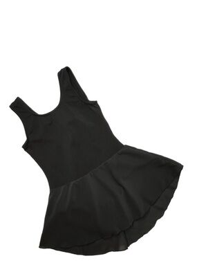 Sansha Esona Ballet Leotard Dress Black Size C = Girl’s 6 Skirt Tank New NWT